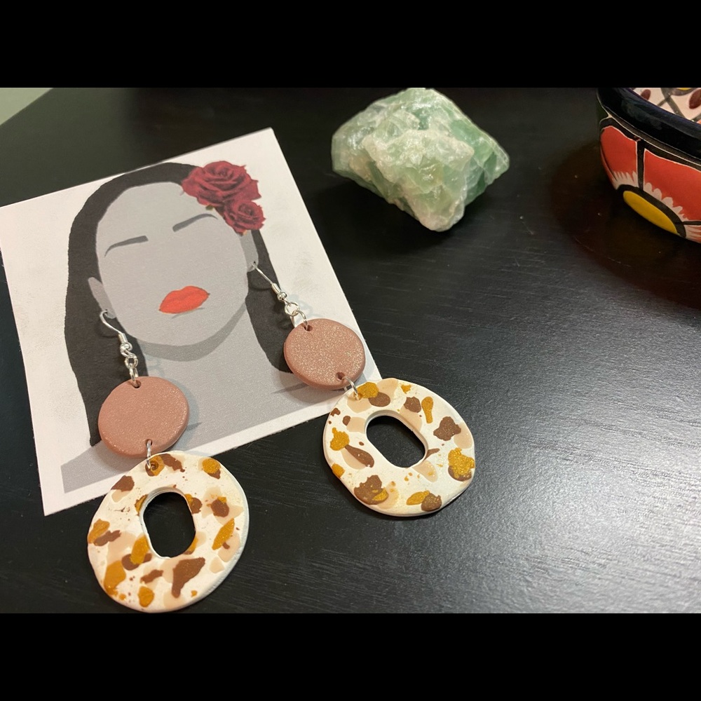 Clay earrings